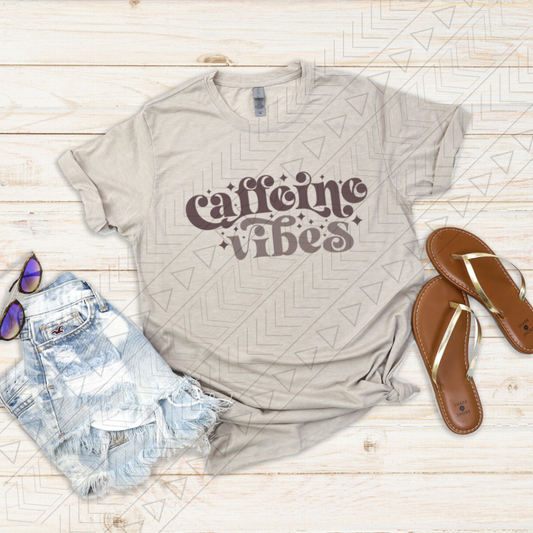 Retro Caffeine Vibes Shirts & Tops