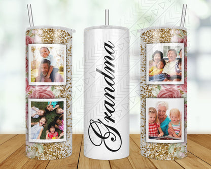 Roses & Glitter - 4 Frames Tumbler