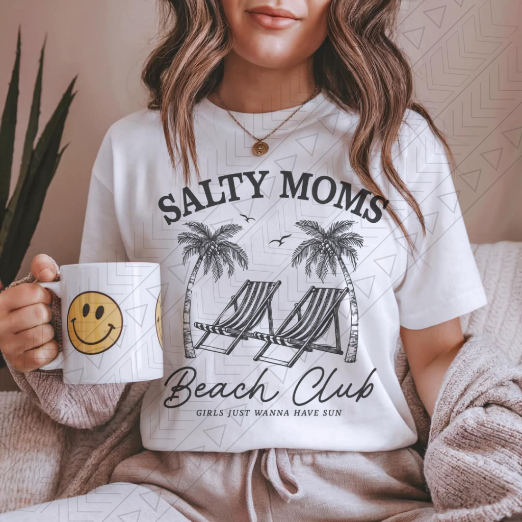 Salty Moms Beach Club Shirts & Tops