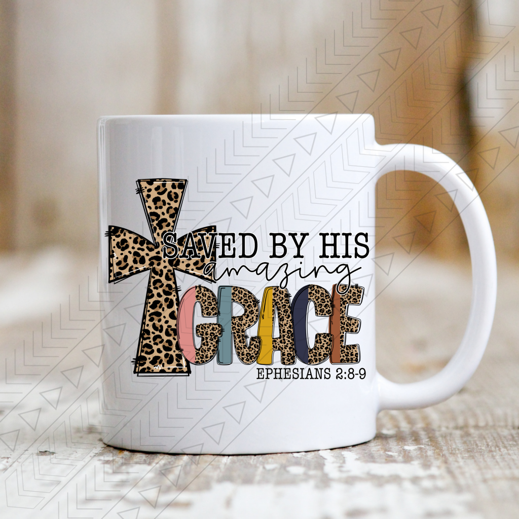 Saved By His Amazing Grace Mug