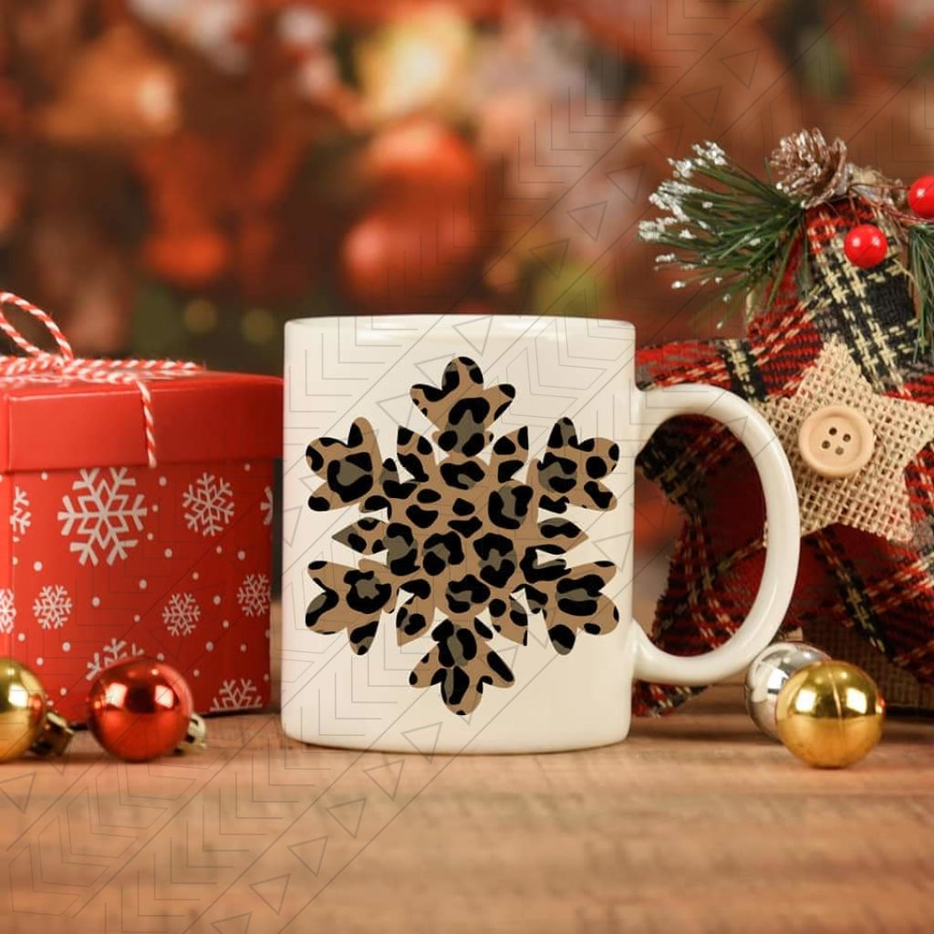 Snowflake Ceramic Mug 11Oz Mug