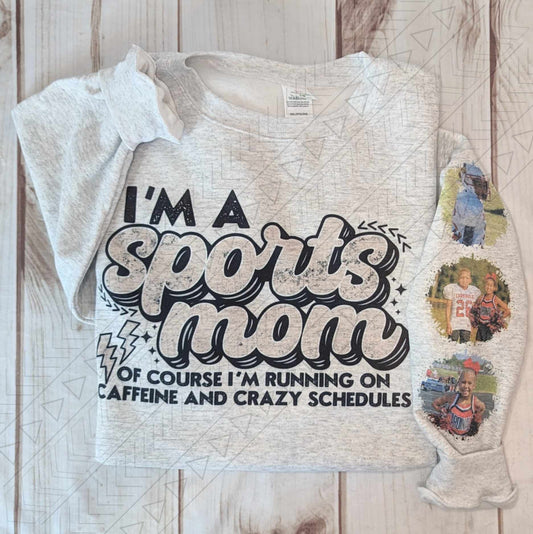 I’m A Sports Mom W/Custom Photos Shirts & Tops