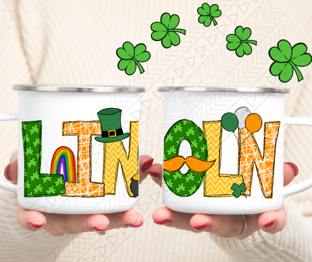 St. Patty Name Enamel Mug Boy