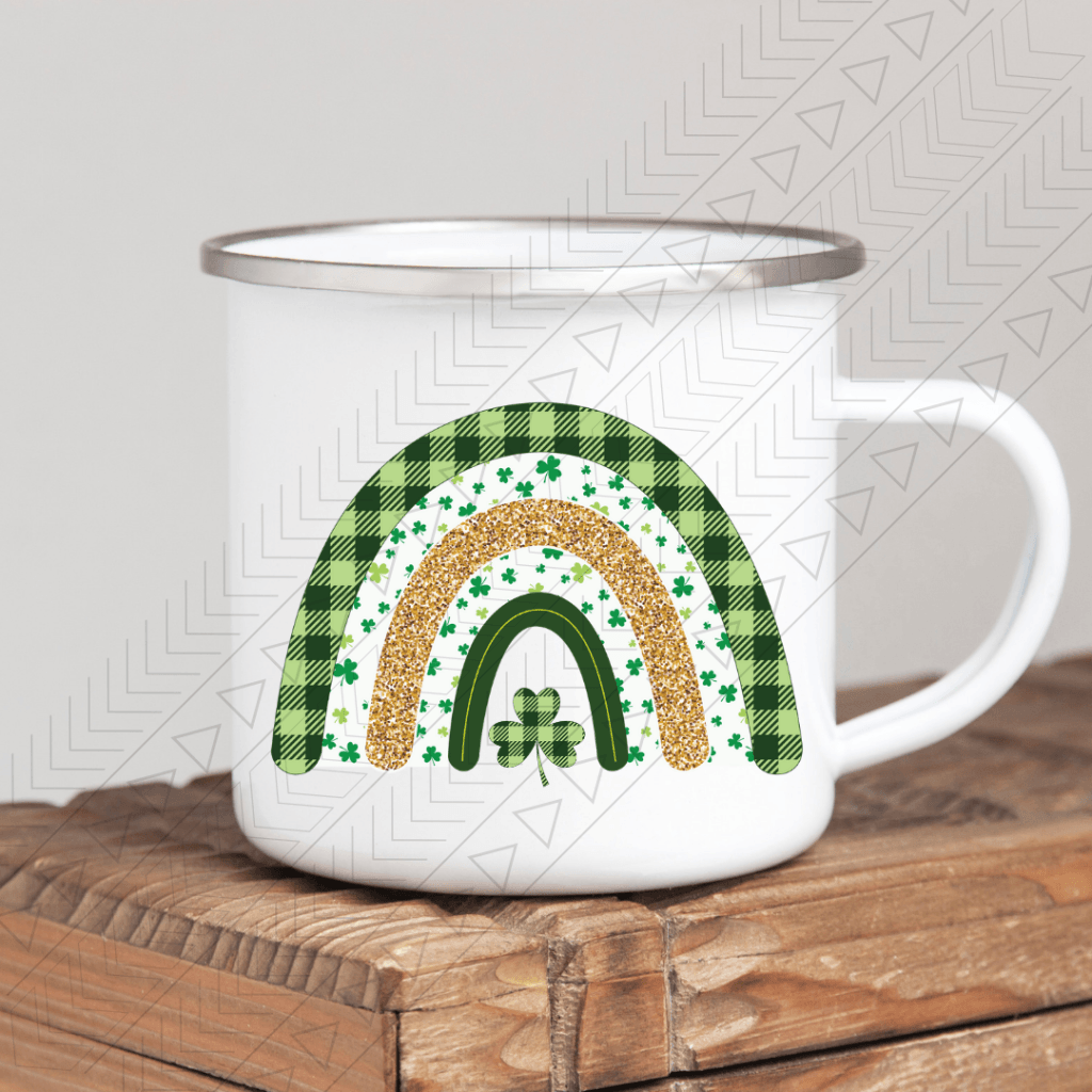 St Patty Rainbow Enamel Mug Mug