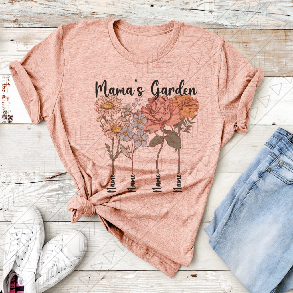 Vintage Mama’s Garden Name Tee *Row* Shirts & Tops