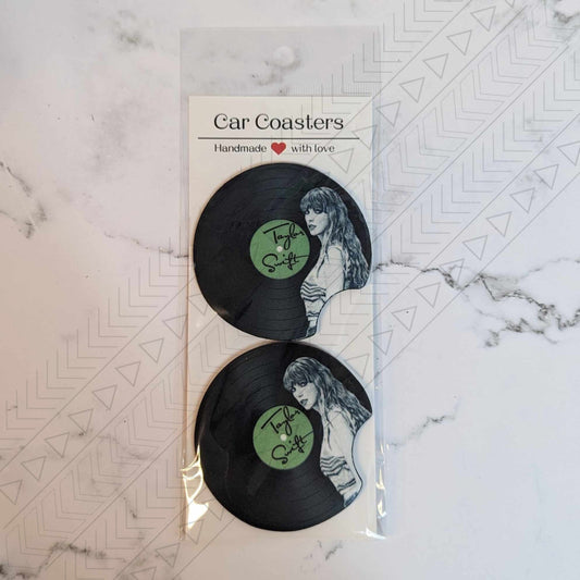 Vinyl Record Car Coaster