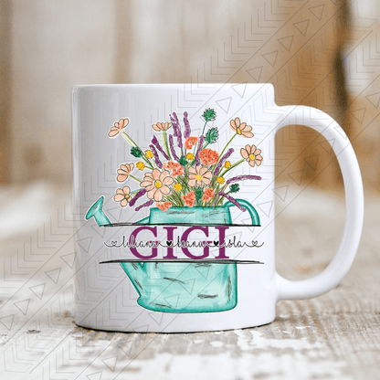 Watering Can Custom Mug