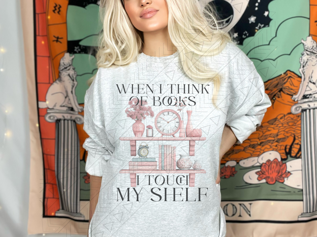 When I Think Of Books Sweatshirt Shirts & Tops