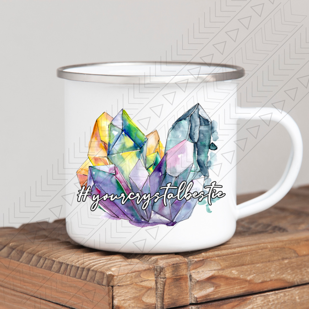 #yourcrystalbestie Enamel Mug Exclusive