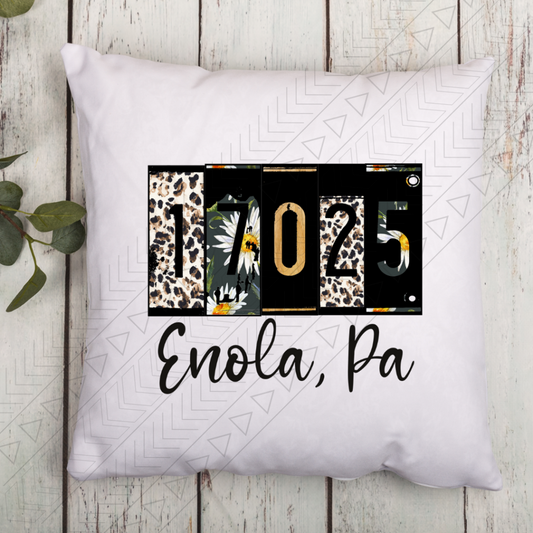 Zip Code Pillow Cover Pillowcases & Shams